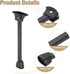 4pcs 20cm(8") uxcell Folding Table Legs, Metal Foldable Table Furniture Legs Laptop Desk Legs Replacement Legs