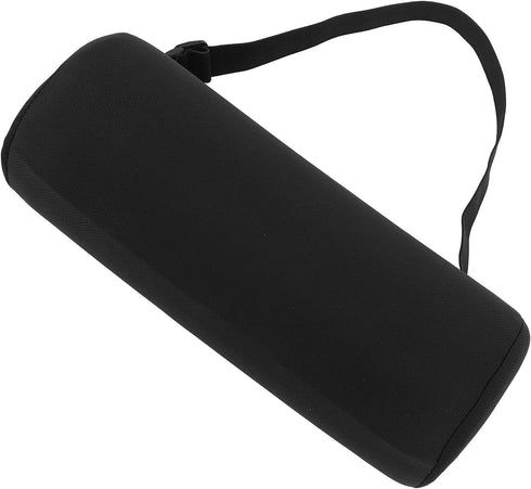 Qianjyvous 30x12 Lumbar Roll Pillow with Elastic Straps, Back Support Pillow for Chair and Car Seating, Memory Foam