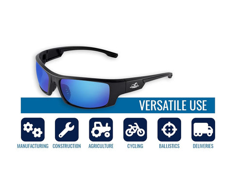 Bullhead Safety Dorado Safety Glasses with Dual Lenses - Blue Light Protection