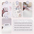 Idyllic Grace Bible Tabs - 90 Tabs, Gold Foil Lettering, Glossy Laminated, Durable, Christian, Catholic, Index Labels