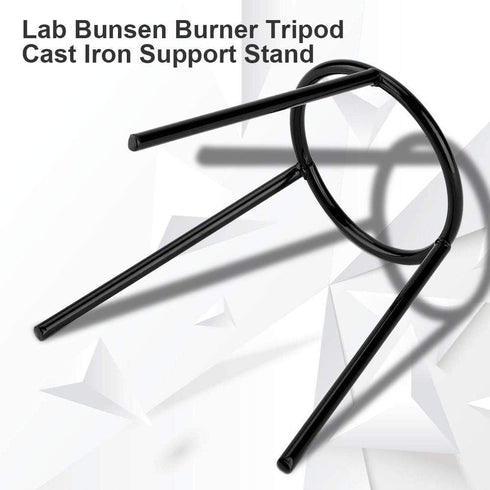 Lamp Lab Tripod Stand,Lab Bunsen Burner Tripod Lamp Support Stand Lamp Tripod Holder for Laboratory Chemistry Education Supplies