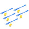 MECCANIXITY 5pcs K Type Thermocouple Mini Connector Temperature Sensor Probes, Blue, -50 to 260°C