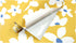 HAOKHOME 93391-1 Yellow Peel and Stick Wallpaper, Floral Removable Wall Paper for Bedroom Bathroom, 17.7in x 9.8ft