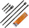 6-Piece Impact Socket Adapter Set for Drill, 10" and 3 , Impact Grade Power Drill Sockets Adapter Set