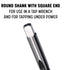 Drill America DWT Series DWT91618 9/16"-18 High Speed Steel 3 Flute Spiral Point Tap