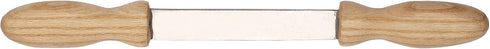 4.3" inches. (4.3' INCHES Draw-Knife. Straight Draw Shave with High Carbon Steel WORKABLE Blade - Hight Quality Wooden