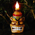 Outdoor Solar Tiki Statue Decor, Tiki Bar Decoration for Garden, Patio, Lawn, Backyard Gift