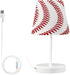 YETTASBIN Baseball Bedside Table Lamp, Portable LED Desk Light USB Adjustable Brightness Nightstand