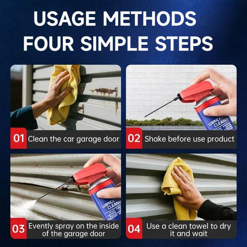 2 Parts,6.76 OZPack 3 Glodway Specialist Silicone Lubricant Spray,Garage Door Lubricant Oil,with Smart Straw Sprays