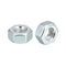 Hex Nuts (1/4"-28) 100Pcs, Zinc Plated Carbon Steel Fine Thread Hexagon Nut Hardware for DIY Home Repair