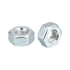 Hex Nuts (1/4"-28) 100Pcs, Zinc Plated Carbon Steel Fine Thread Hexagon Nut Hardware for DIY Home Repair