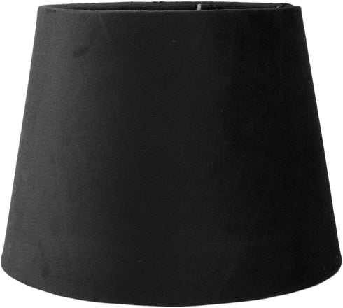 Buachois Fabric Lampshade, Handcrafted Conical Lamp Shade 10.6 (Black)