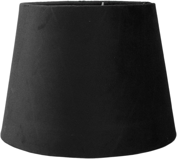 Buachois Fabric Lampshade, Handcrafted Conical Lamp Shade 10.6 (Black)