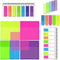 BAYTORY 700 Sheets Transparent Sticky Notes, Clear Bright Waterproof 3 x 3 inch Memo Pad for Annotating Books