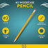 WoodCased Pencils, Yellow, Pre-sharpened, Pencils with Erasers, 2 HB 12 Pack by Always23