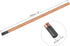 PATIKIL Copper Coated Gouging Carbon Electrode Rods, 10mm/0.4 Inch Dia, 355mm/14-inch Length for Welding, Pack of 5