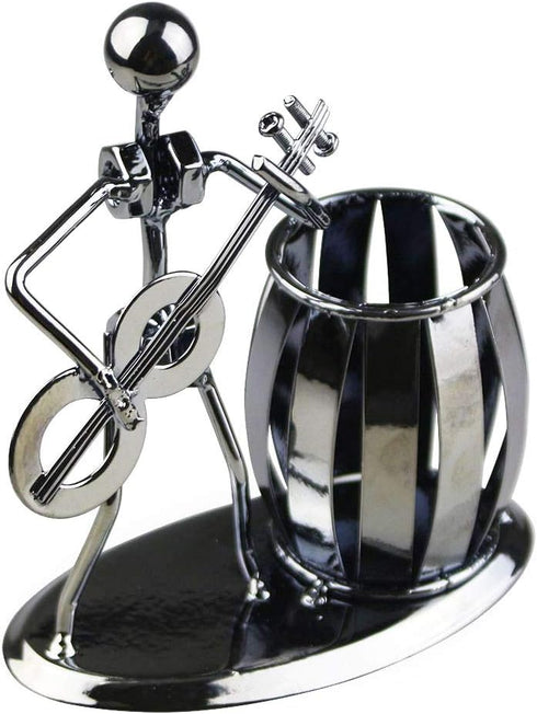 Metal Pencil Holder, Office Supply Pen Organizer Desktop Decoration Stand Container (Bass) by Owlgift
