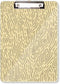 Yellow Patterns Bark Fingerprint Clipboard Folder Writing Pad Backing Plate A4