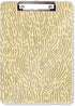 Yellow Patterns Bark Fingerprint Clipboard Folder Writing Pad Backing Plate A4