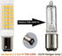 WingYauLung BA15D Bulbs 8W Dimmable 110V,Ba15d 3000K,75W T3/T4 Light(2-Pack) Led Double Contact Bayonet Base,Soft Warm