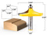 Yonico Thumbnail Table Edge Router Bit 13141 with Large 1/2-Inch Shank