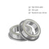 MF74ZZ 10PCS Flange Ball Bearing, 4×7×2.5mm Double Metal Shielded for Industrial Machine