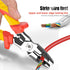 LAOA Long Nose Pliers, 1000 Volt VDE Insulated Electrician's Pliers with Stripping, Cutting, Clamping Features