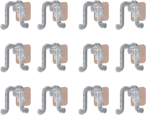 NUEAYMS 12pcs Closet Slippers Rack Shoe Holders Wall Organizer for Shoe Shelf Storage Hooks Shoe Shelf Rack Bathroom