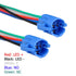 NOT FIT U16C2, 16mm Pigtail Wire Connector, Socket Plug for U16F1/U16F2/U16F5 Pushbutton Switch (Pack of 2)