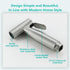 BARROCK Handheld Bidet Sprayer Head Only, Stainless Steel Shattaf Jet Spray for Toilet, Baby Cloth Diaper Sprayer