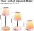 Bubbleimage 7 3 Dimmable Gesture Sensing Night Light with Height Adjustable Pole, Color Changing & RGB Modes Table Lamp