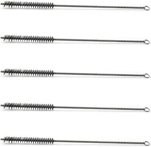 Utoolmart Wire Tube Brushes, Stainless Steel Spiral Power Bottle Brush, Long-Handle Bristle