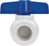 Homewerks VBVP40B5B Ball Valve, PVC Schedule 40 x Female Thread, 1-Inch, Blue