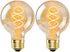 Dimmable Globe LED Vintage Edison Light Bulbs 60W Equivalent, E26 Base G25/G80