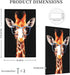 HTSAHKV 3 5 Inch Giraffe Wall Plate Light Switch Cover Single Gang Outlet Faceplate Print Plate Cover X