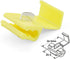 ZYAMY 50pcs Scotch Lock Quick Splice Wire Terminals, Cold Pressed Insulated Snap Lock Electric Wire Connectors