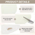 7.1" 2pcs MECCANIXITY Round Lampshade Diffuser, Anti-glare Lamp Shade Diffuser Fabric Lamp Cover for Desk Table Light