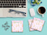 Butler in the Home Sticky Notes, 12 Pack, 3"x3", 50 Sheets Per Pad, You Make My Hoppy Kangaroo Memo Pads