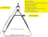 ZLKSKER 8 inch Professional Spring Wing Divider/Scriber, All Metal Leather Work, Woodworking Compass with Pencil Holder