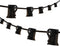50FT C9 Light String Christmas Stringer, E17 Light Sockets 12" Spacing, C9