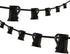 50FT C9 Light String Christmas Stringer, E17 Light Sockets 12" Spacing, C9