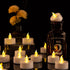 Lights:24 Pack 200Hours Tappovaly Battery Operated LED Tea Flameless Votive Candles Lamp Realistic and Bright