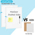 MaxGear Double-Sided Dry Erase Board, 14"x11" Hanging Whiteboard for wall, Small White Board with a Black Dry Erase Marker, Portable Whiteboard for Students - Planning, Drawing, Memo, to Do List by MaxGear
