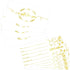 Fancy Land Blank Gift Certificates, 25pcs Gold Foil Cards with Envelopes for Business