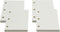 Mini Planner Inserts: 3-Ring Binder/Planner Filler Paper, Spiral Notebook Refill, Line Blank Paper for Filofax - 4 Pack