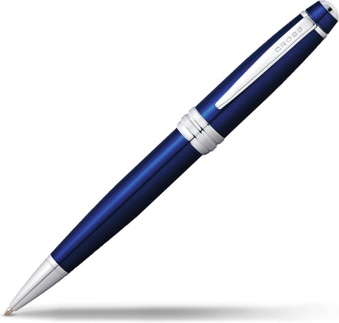 Cross Bailey Refillable Ballpoint Pen - Medium Point, Black Ink, Presented in a Premium Gift Box - Blue
