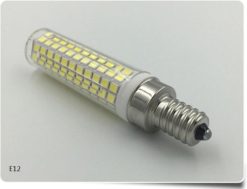 15W E12 LED Light Bulb, Warm White 3000K, 136 LEDs, Dimmable, 150W Halogen Equivalent, E12 Base, Pack of 4