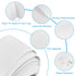 uxcell Waterproof Seal Caulk Strip Tape, 2pcs 10.5 Ft L x 1.5" W PVC Sealing Tape for Kitchen, Bathroom, White