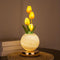 Verdzo Tulip Flower Lamp, Cute Tulips Artificial Flowers Desk Lamp with 3-Colour Infinitely