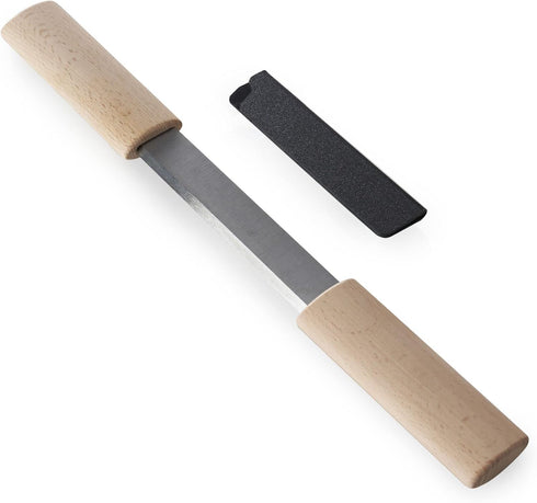 Wood Carving Tools with Sheath, 5.1" Draw Knife and Chisels for Woodworking